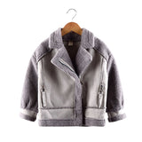 Girls Coats And Jackets  Suede Fleece  Kids Coats 4-10 Old Size  Autumn Winter 9GT018