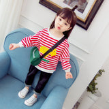New Hot Sale Baby Kids Girls Clothes Children Sweatshirts Toddler Casual Tops Costume Long Sleeves Sweater Spring Autumn YS236