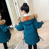 Kids Coats  Winter Girls  Warmer   Jackets  Childern Jacket Autmun Winter 9NT004