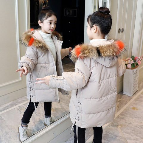 Kids Coats  Winter Girls  Warmer   Jackets  Childern Jacket Autmun Winter 9NT004