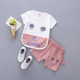 New Summer Baby Clothing Set Cotton Cute Pattern T-shirt&shorts Baby Boy Clothing Sets 0-2 Ye Baby Suit Set Baby Clothes