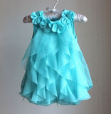 New Summer Baby Girls Party Dresses Flower Cute Dress Children Clothing Kids Vestido Clothes for Baby Girls Clothes