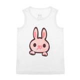 New Summer Baby Vest T-shirt Boy Girl Cartoon Animal Sleeveless Tees Undershirt Cotton Baby Kids Vest Summer Baby Clothing
