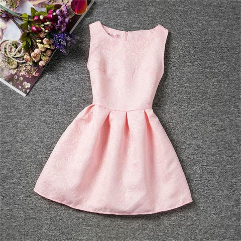 New Summer Brand 2018 Pink Teen Girl Dress Princess Girl Clothes Scho Ceremonies Party Dresses For Teenagers Girls Of 12 Years