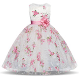 New Summer Flower Girl Dress Ball gowns Kids Dresses For Girls Party Princess Girl Clothes For 3 4 5 6 7 8 Ye Birthday Dress