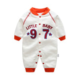 New autumn baby clothes Thin velvet Baseball design Long sleeve baby boy romper 0-12 Months Y711