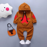 New children clothing suits kids Spring casual hooded coat+ trousers 2pcs/set 5 stars pattern boys clothes autumn wear.