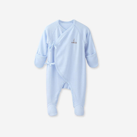 Newborn Baby Girl Clothes 100% Cotton Long-sleeve 2018 Spring 0 3 Month Infant Clothes Baby Girl Boy Jumpsuit Footies 450005