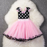 Newborn Baby Girl Polka Dots Dress Baby Girl 1 Year Birthday Party Dresses Toddler Bebes Tutu Christmas Costume Infant Veatidos