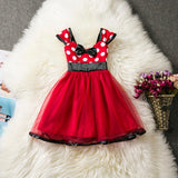 Newborn Baby Girl Polka Dots Dress Baby Girl 1 Year Birthday Party Dresses Toddler Bebes Tutu Christmas Costume Infant Veatidos