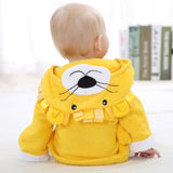 Newborn Baby Robes Cartoon Animal Bath Robes Hooded Cute Mouse Lion baby sleeper pijama bebe recien nacido Pijamas infantil 0-12
