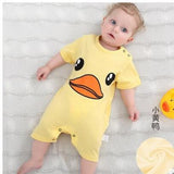 Newborn Baby clothes Summer Girl Romper Clothes Cute Bebes Summer Outfit Sunsuit Jumpsut Baby Shorts Sleeves Cotton 0-24Month