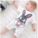 Newborn Baby clothes Summer Girl Romper Clothes Cute Bebes Summer Outfit Sunsuit Jumpsut Baby Shorts Sleeves Cotton 0-24Month