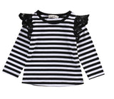 Newborn Infant Baby Kid Girl Long Sleeve T-Shirt Casual Laec Sleeve Tops Baby Girls Autumn Winter Clothes 0-24 Months