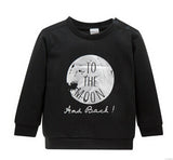 Newest Autumn Baby Boys Long Sleeve T Shirt Kids Black Shirt Best Quality Children Black Costume Sweater Shirt 100% Cotton