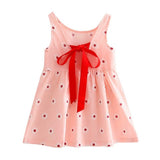 Newest Style Summer Baby Kid Cotton Vest Princess Girls Dress Newborn Infant Sundress Clothes Cute Flower Vestidos