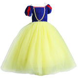 News Top quality Kids Girl princess sofia dress for baby girls snow White Cosplay Costume children Carnival party tutu dresses