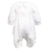 Nimble Baby Boys Christening Gowns Satin Formal Occasion Boys Romper  borns clothes Ivory Kids Baptism Dresses 0-12M