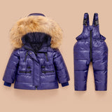 OLEKID   Kids Winter Jumpsuit Thick Warm Down Jacket For Girls 1-5 Years Children Clothes Boy Snowsuit Toddler Outerwear Coat