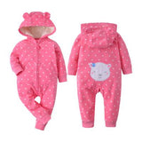 Orangemom official store 2018 spring baby rompers soft fleece baby girl clothes , one- pieces girls coat 1-2Y baby clothing set