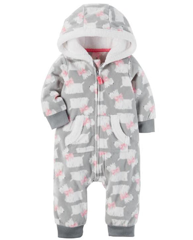 Orangemom official store 2018 spring baby rompers soft fleece baby girl clothes , one- pieces girls coat 1-2Y baby clothing set