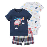 Orangemom official store 2018 summer baby boy clothing set Casuals sport baby boy costume 10 colours outfit for Menino Infantil