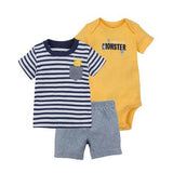 Orangemom official store 2018 summer baby boy clothing set Casuals sport baby boy costume 10 colours outfit for Menino Infantil