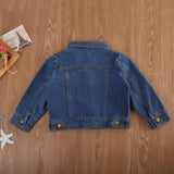 PUDCOCO Toddler Kids Girls Denim Jean Fall Jacket Button Coat Outwear Tops Outwear 1-6Y Support