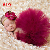 Pale Pink Newborn Tutu and Headband Set Newborn Tutu Baby Tutu Newborn Photography prop Little Girl Tutus TS001