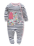 Picturesque Childhood Official Store 3-1 The New Baby Children's Wear clothes Cotton footies Long Sleeve Polka Dots