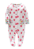 Picturesque Childhood Official Store 3-1 The New Baby Children's Wear clothes Cotton footies Long Sleeve Polka Dots
