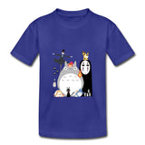 Pure Cotton Nice Picture Of Spirited Away T Shirt For Kids 4T-8T Childrens Tee Shirts