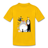 Pure Cotton Nice Picture Of Spirited Away T Shirt For Kids 4T-8T Childrens Tee Shirts