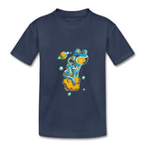 Pure Cotton Space C T-shirt Child Baby 4T-8T Childrens Tee Shirts