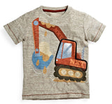 Retail Brand 2016New Children's T-shirt Kids Baby boys Clothing Childrens Summer Clothes Cartoon T shirts cotton