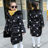 Russian Winter Thick Warm Baby Girl Winter Children Duck Down Coats Jacket With Fur Hood Child Parkas Winter Jacket