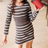Scho Girls Dress Casual Long Sleeve Striped Cotton Autumn Dresses Children Big Girls Clothes 5 6 7 8 9 10 11 12 Years