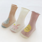 3Pcs Baby Socks Cotton Anti Slip Baby Girls Boys Socks Set Cute Cartoon Autumn Winter Baby Stuff Newborn Clothes