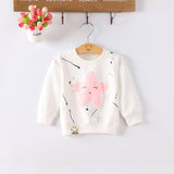 Baby Sweatshirt Cotton Long Sleeves Baby Boy Clothes Cute Star Pattern Baby Girls Sweatshirts O-Neck Newborn Hoodies