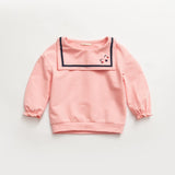 Sweatshirts For Girls 2018Spring Girl Casual Sweatshirt Kids Solid Sport T-shirt Chirldren's Top Kids Clothing W3788