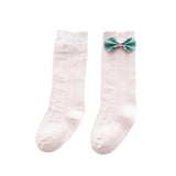 Spring/Autumn 1 Pairs Cotton rainbow Medium Solid Socks for Baby Girls Toddler Kids baby Clothing Warmers Leg Socks
