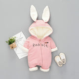 Spring Autumn Baby Rompers Cute Cartoon Rabbit E Infant Girl Boy Jumpers Kids Baby Outfits Clothes