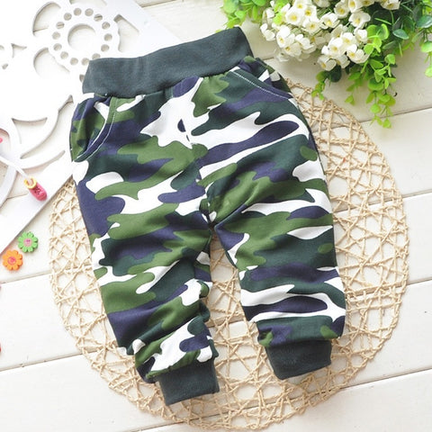 Spring&Autumn Lovely Cotton Children Camouflage Pants Newborn Baby Boy Pants Baby Girls Pants Baby Clothing 0-2 Year Baby Pants