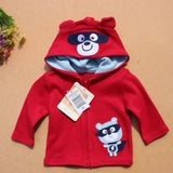 Spring and summer baby thin coats baby pure cotton Hoodie coats  born infants zipper cardigan baby outdoor casual coats