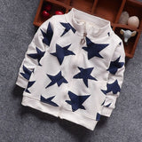 Spring autumn boys girls baby clothes outfits print sweater coat for boys girls infants baby clothing brand cotton hoodie jacket