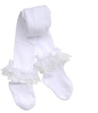 Spring autumn children girl cotton Leggings lace underwe pants stockings S M L white pink black TZ04