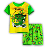 Summer Baby Boys Girls Clothes Set Cartoon Teenage Mutant Ninja Turtles Leisure we Kids Children T-shirts+shorts Pajamas Suit