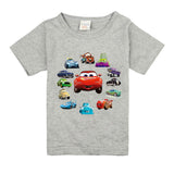 Summer Baby Boys T Shirt Cartoon C Print Cotton Tops Tees T Shirt For Boys Kids Children Outwe Clothes Tops 1-8 Year