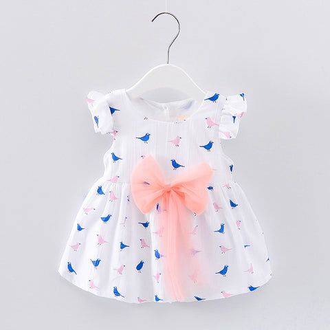 Summer Baby Girls Dress Cotton Cool Clothing Party Princess Clothes Br ...