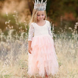 Summer Children Frocks Kids First Communion Princess Costume Tulle Baby Casual Dress For 3 4 5 6 7 8 Years Teens Scho Dresses